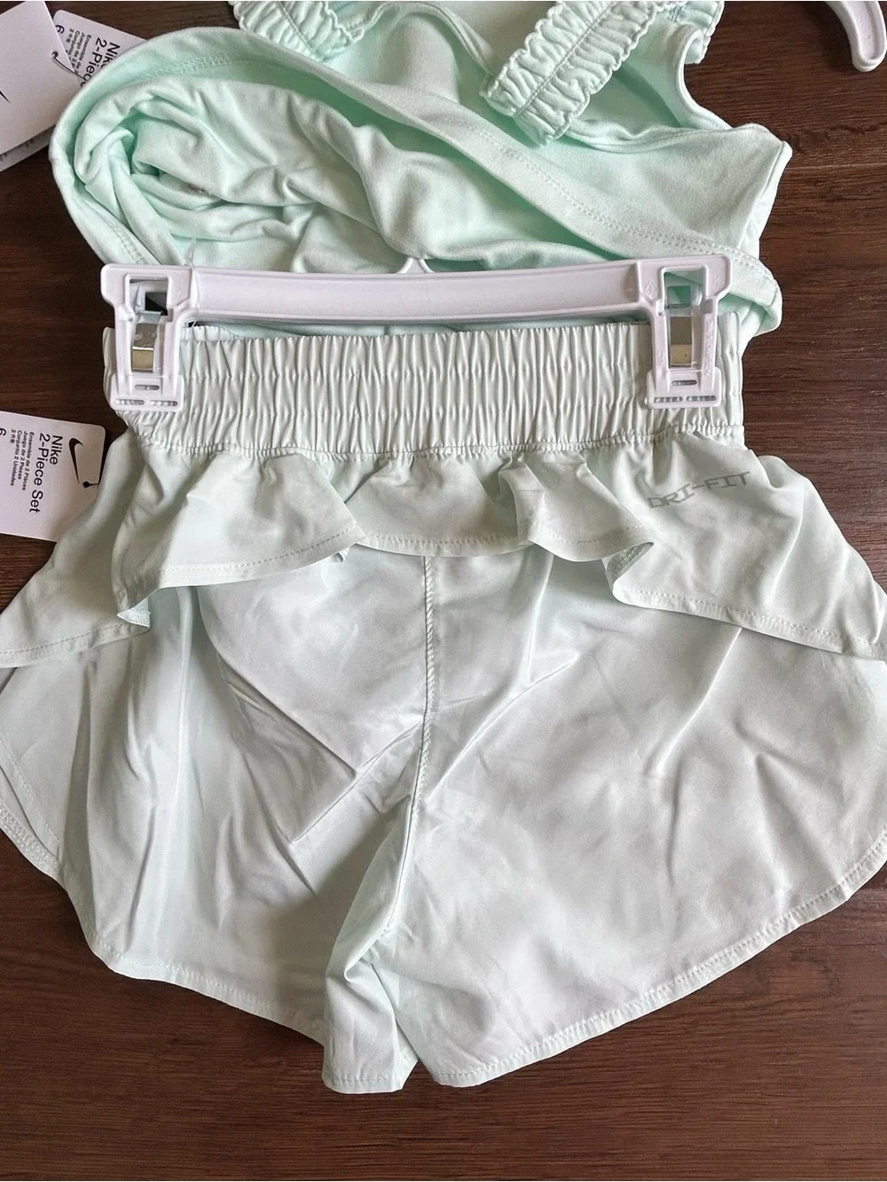 Nike Bold Play Dri-Fit Tank and Shorts Set 6 Barely Green